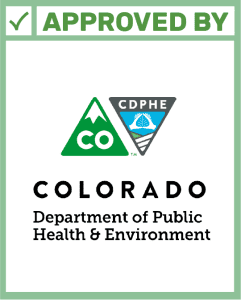 Approved by Colorado Department of Public Health and Enviroment